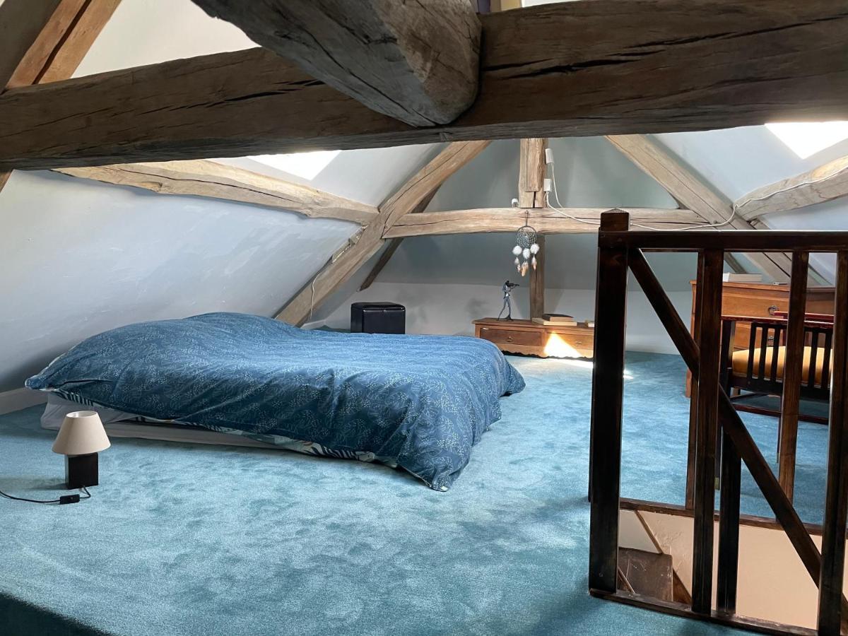 Villa Fontaine Avec Piscine Interieur Chauffee-Maison De Campagne Familiale -Ideal Vacances Ou Sejour Professionnel -3 Chambres-Bureau Separe -Lit Bebe - Parking Facile & Gratuit Fontaine-la-Gaillarde Exterior foto